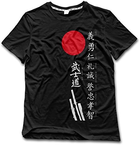 Men's Japanese Kanji Samurai Bushido T Shirts
