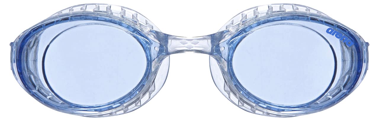 arena Air-Soft Unisex Adult Swimming Goggles, Swimming Goggles with Wide Lenses, with Anti-Fog Treatment and UV Protection, Self-Adjusting Nose Bridge, Air Seals