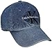 Calvin Klein Jeans Men's Denim Reissue Logo Baseball Dad Hat Stone Wash, Stone Wash, ONE Size