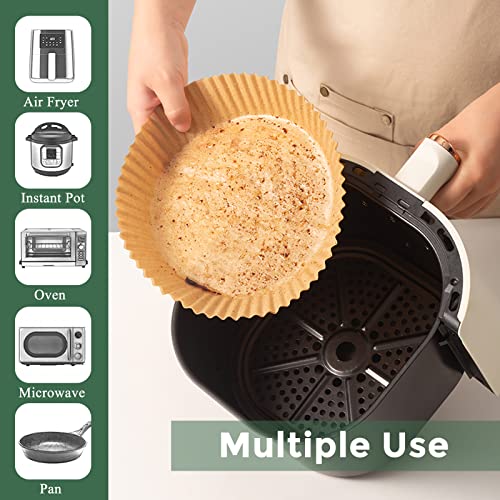 Air Fryer Disposable Paper Liner, 100 PCS 6.3 inch Round NonStick
