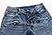 PGXT Men's Runway Stretch Jeans, Washed Acid Light Blue Biker Jeans 32