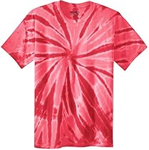 Koloa Surf (tm) Youth Colorful Tie-Dye T-Shirt,XS-Red
