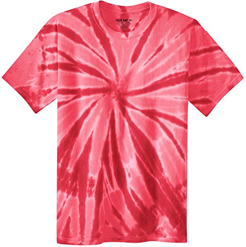 Koloa Surf Co.(tm) Colorful Tie-Dye T-Shirt,M-Red