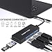 EDUPLINK USB 3.0 Hub & USB C Hub with SD TF Card Reader, 3-Ports USB Hub for iMac PC Laptop Mouse Keyboard Printer Android Tablet Phones with OTG Function