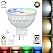 Mi Light MR16 Color Changing LED Spotlight WiFi RGB +CCT 4 Watt Warm White Dimmable (4W MR16)