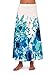 Martildo Fashion, Ladies Floral 3 in 1 Cotton Summer Dress, Blue, Medium (UK 12-14)