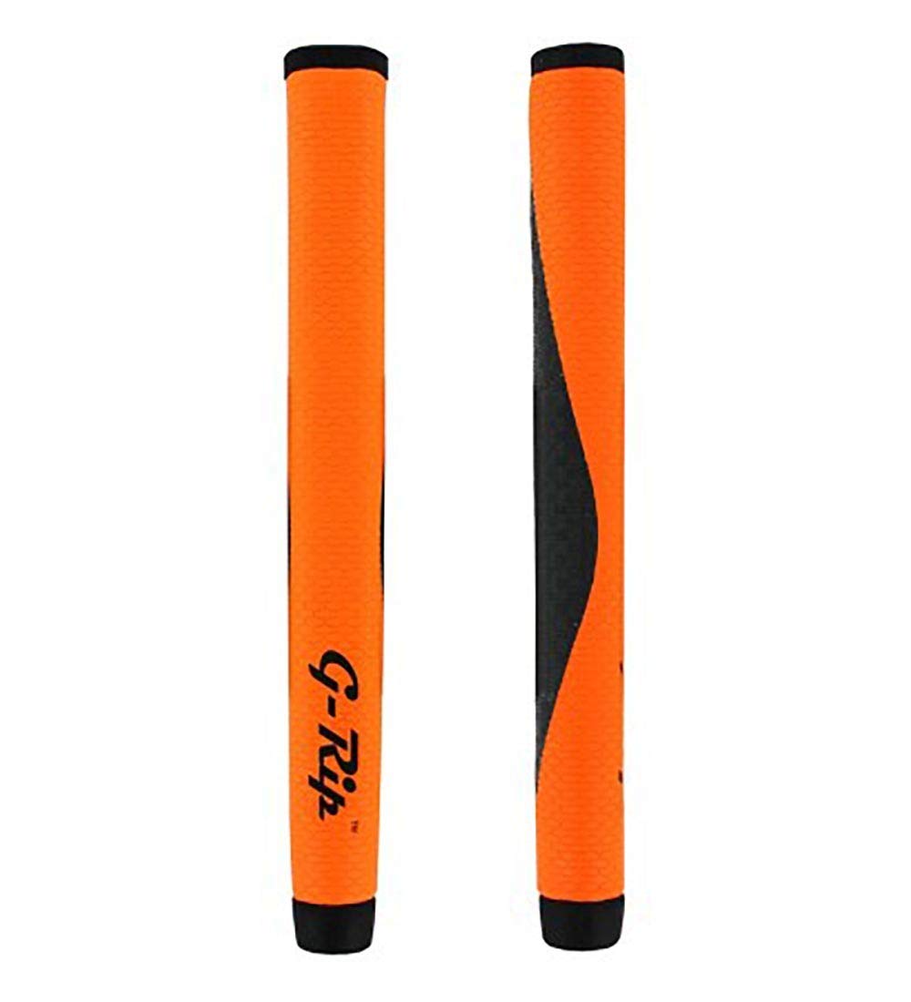 G-RIP ST-1 - Oversize Jumbo Putter Grip. Orange/Black.