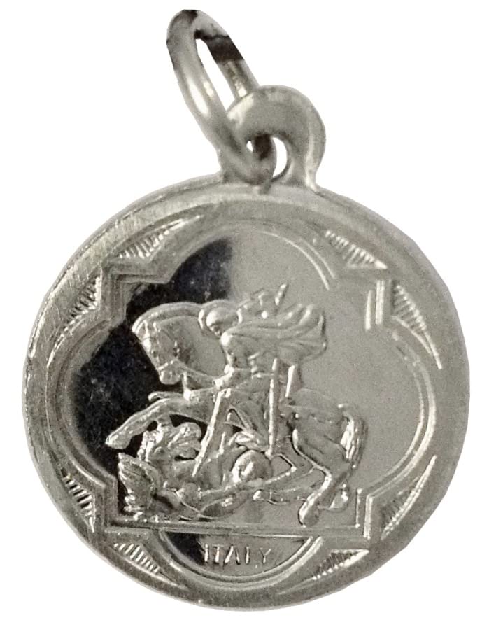 I G J LOT OF MEDALS OF SAINT GEORGE MARTYR/IMMACULATE MADONNA - THE PATRON SAINTS MEDALS - 100% MADE IN ITALY (10)