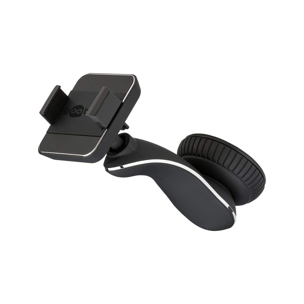 goobay 45509 360 Degree Easy Mount Car Phone Holder with Suction Cup Black for iPhone, Samsung, Huawei, Sony etc.
