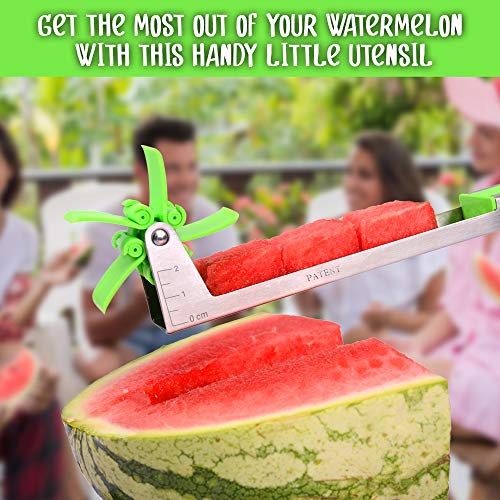 2 Melon+Stainless+Steel+Watermelon+Slicer