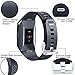 Maledan Bands Compatible with Fitbit Ionic, Classic Replacement Accessory Wristbands for Fitbit Ionic Smart Watch, Charcoal, Large
