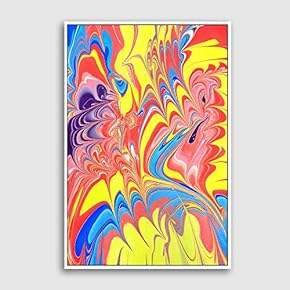 Framed Canvas Wall Art for Living Room, Bedroom Watercolor Seperate in Water Canvas Prints for Home Decoration Ready to Hanging - 16x24 inches