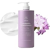 laferme Laminaria Conditioner with Organic Ingredient, Damaged Hair Care Korean Conditioner, Hydrating & Smoothing, Anti-Frizz, Sulfate & Paraben Free, for Women & Men, 33.81 Fl Oz, White Musk