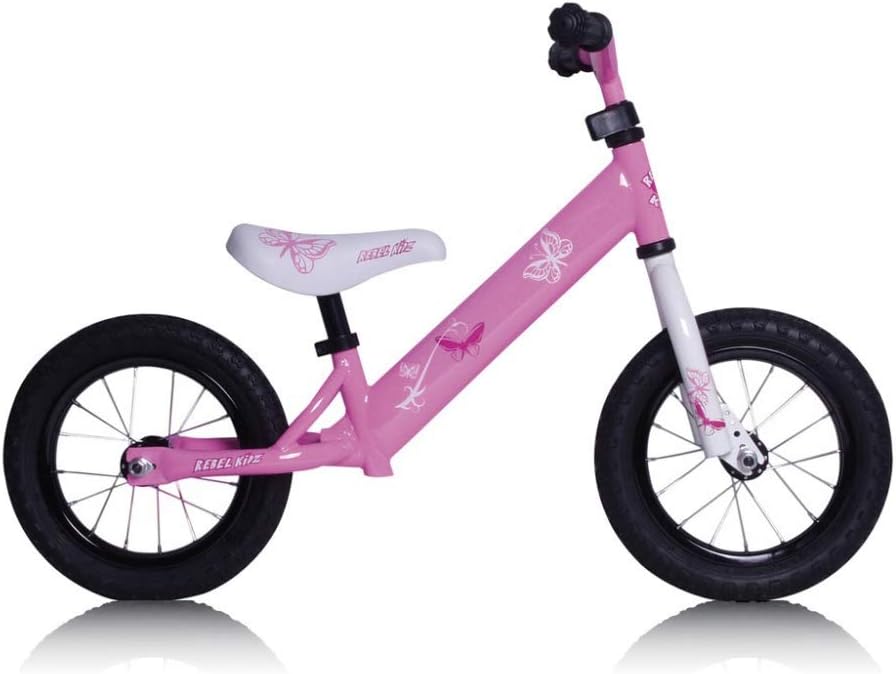 Rebel Kidz Air Balance Bike Kids schmetterling pink 2019 Kids Push Bikes