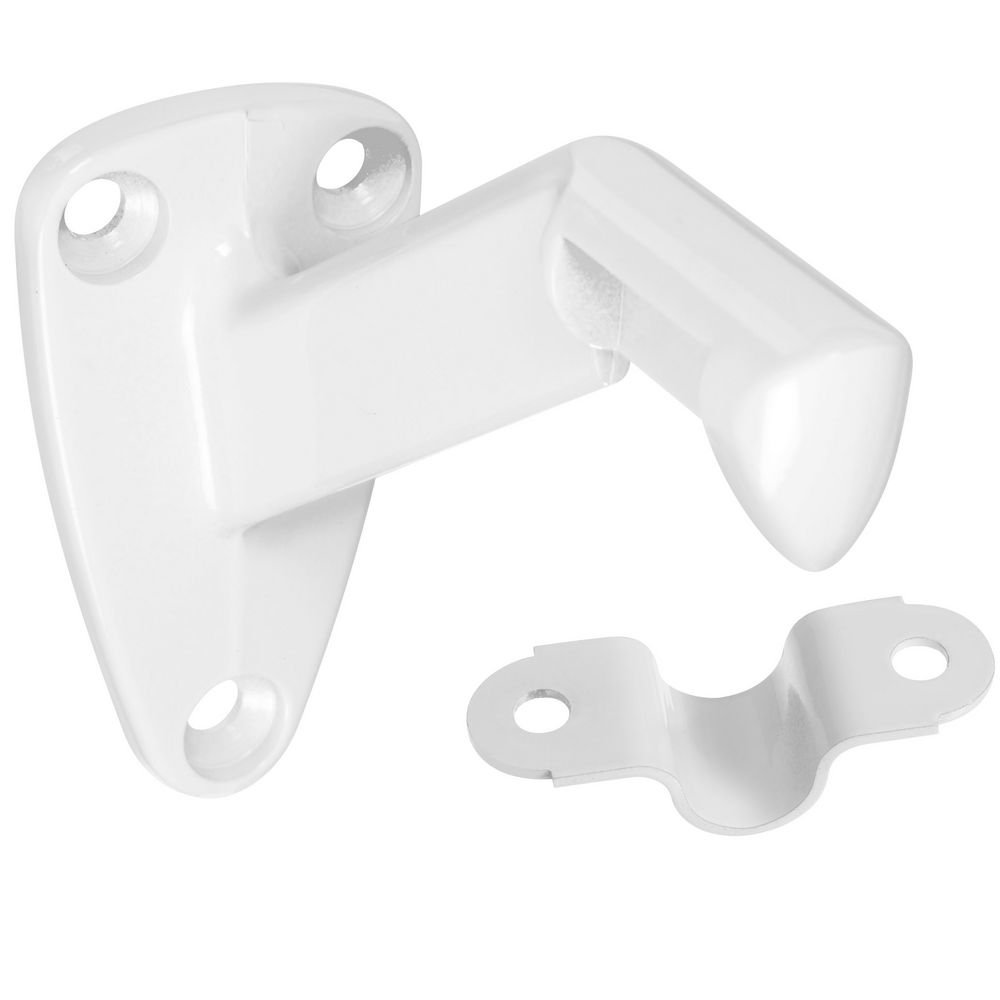 National Hardware N327-627 Handrail Brackets White, 0