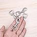 Swivel Snap Hooks, Lucky Goddness 20pcs Metal Heavy Duty Square Eye Clasp Buckle Trigger Clip Multipurpose- Best for Spring Pet Buckle, Key Chain for Linking Dog Leash Collar, Handmade Crafts Project