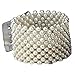 Corsage Wristlet Bracelet in Champagne Pearl
