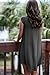 DEARCASE Women's Short Sleeve Casual Loose T-Shirt Dress Grey M