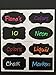 Fiona's Colors Wet Erase Non-Toxic Liquid Chalk Markers, 10 Assorted Neon Colors, 6mm Reversible Tip / 8g ink, For Use on Whiteboard, Chalkboard, Window, Glass