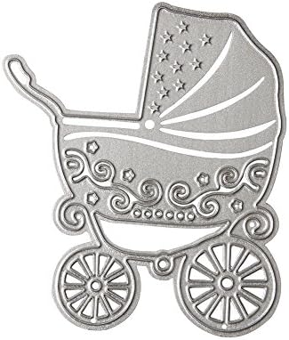 Scrapbooking Die Cuts for DIY - Embossing Photo Album Decorative Paper Arts DIY Crafts Supplies for Kid's Craft, Wedding and Party Decoration (Baby Car)