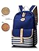 Leaper School Backpack for Kids Daypack Travel Bag with Side Pockets Blue