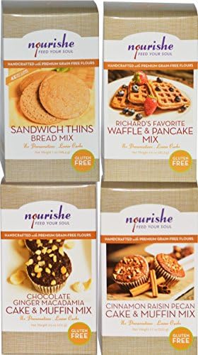 Nourishe Gluten Free Grain Free Baking Mixes Pantry Pack Sampler