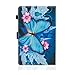 Dteck Case for Samsung Galaxy Tab A 10.1 SM-T580 (2016 Model), Slim Lightweight Stand Smart Case Cover with Auto Sleep/Wake Function for Samsung Tab A 10.1 (NO S Pen Version), Pink Flower&Butterfly