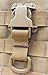Coyote Brown 2 Part Tan Every Which Way Buckle System Military Tactical T-ring Adaptor for Molle Pals Tring