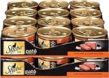 SHEBA Pate in Natural Juices Chicken and Liver Entree Canned Cat Food 3 Ounces (Pack of 24)
