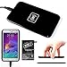 Wireless Charger Kit, AYAMAYA Qi Wireless Charger Charging Pad (Black) + Receiver for Samsung Galaxy S5 qi wireless Charger Accept Coil