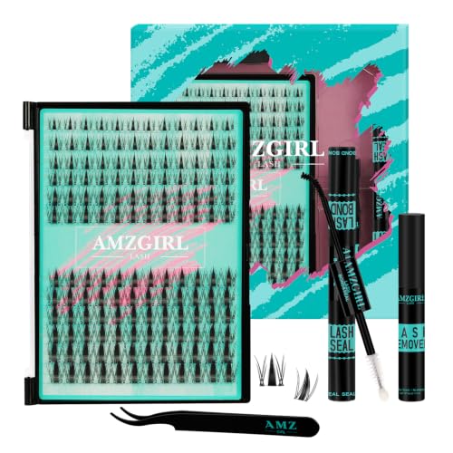 Manga Lash Clusters Kit 144PCS Fairy Eyelash Extension Kits with Lash Bond and Seal, Fake Eyelashes Clusters with Invisible Eyelash Band, Lash Glue Remover and Eyelash Applicator (8-18mm set)
