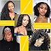 (60cm, Natural Color) - Suerkeep 8A Deep Wave Brazilian Virgin Lace Front Wig 150% Density Unprocessed Remy Glueless Human Hair Lace Front Wigs With Baby Hair (22, Natural Colour)