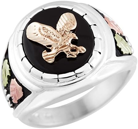 on Silver Mens Eagle Ring