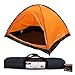 Milestone Dome Tent with Carry Bag (4 Person), Orange
