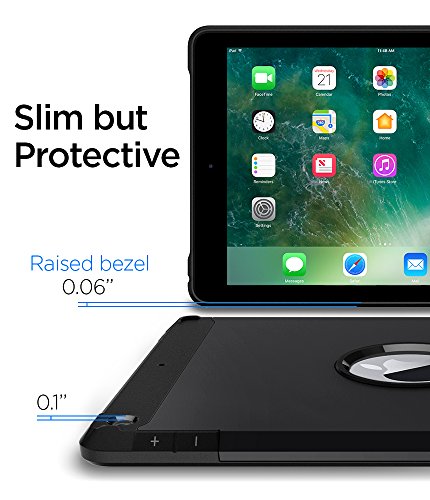 Spigen Tough Armor Compatible con Apple iPad 9.7 (2017) Funda - Negro - Imagen 6