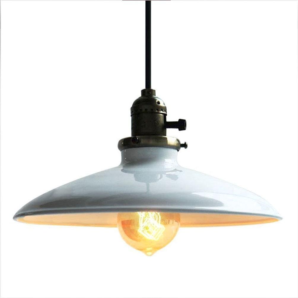 Vintage Pendant Light Black Metal Chandelier Lamp Shade Vintage Ceiling Light Modern Copper E27 Base 230V Max60W Ceiling Lighting for Kitchen Living Room Bedroom Loft and Restaurant 1-Light Ø26cm