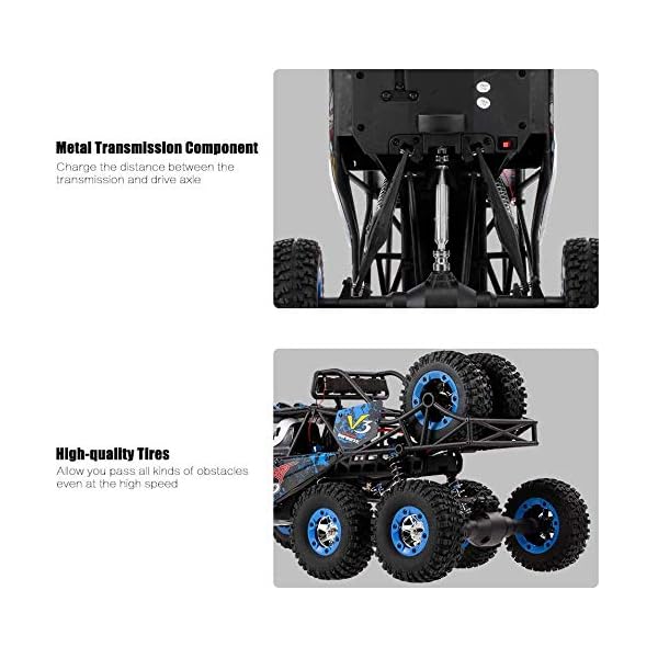RC Auto 1/12 2,4 G 6 WD 40 km/h Hochgeschwindigkeitsautos RC Rock Crawler Offroad Klettern LKW Modell Elektro Offroad… – Bild 4