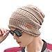 Mens Fashion Hats HINDAWI Thick Wool Knit Skull Cap Warm Winter Snow Slouchy Beanies