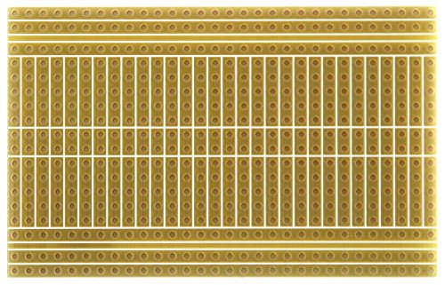 SB400 Solderable PC BreadBoard Two-Pack, 1 Sided PCB, Matches 400 tie-Point breadboards with Power Rails, 1.90 x 3.00 in (48.3 x 76.2 mm) - Thumbnail 2
