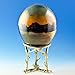 BestPysanky Tree Branches Gold Tone Metal Ostrich Egg or Large Sphere Holder Display Stand 3.5 Inches