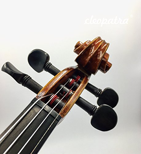 Violin Strings Handmade Replacement-Set - 1 Pack with Extra E-String, Ideal for Intermediate Students and Beginners - Easy to Play, Synthetic Core, Medium Gauge. (4/4 Scale, 1 Set + 1 E) - Thumbnail 3