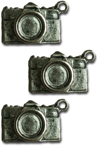 Maya Road VF2467 Vintage Metal Oh Snap Cameras Scrapbooking Charm Embellishments