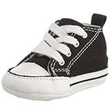 CONVERSE FIRST STAR (CB) CRIB 8J231 Baby Boys Girls Shoes Infant Sneakers BLACK SIZE 3