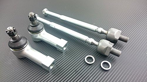 P2M NISSAN S13 S14 240SX INNER TIE ROD W/STREET TYPE OUTER TIE ROD COMBO P2-OETRDCMB134-HC