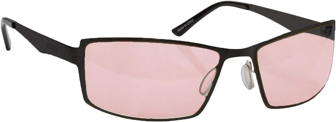 Migraine Glasses for Migraine Relief and Light Sensitivity Relief Terramed Sparrow Unisex Migraine Glasses Women or Men | Fl-41 Migraine Glasses for Computers Indoor Photophobia Eye Strain (Graphite)