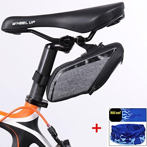 ishenzu Bike Bicycle Seat Saddle Bag Packs Fast Release Outdoor Mountain Bike Road Bicycle Under Back Seat Storage Pouch