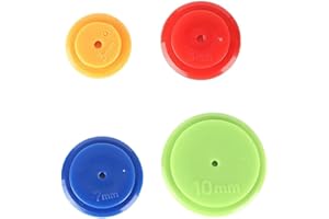 4 PCS Seam Allowance Markers – Circle Sewing Wheels for Patchwork, Quilting & Craft Projects – Sewing Aids for Accurate Seam 