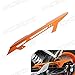 NICECNC Orange Rear CNC Aluminum Chain Guard Cover Protector for RC 125/200/390 2014 2015 2016,Duke 125/200/390 2013-2016