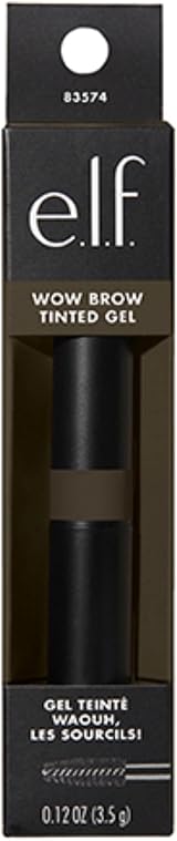 e.l.f. Wow Brow Gel Volumizing Wax-Gel Hybrid Deep Brown 3.5g view 4