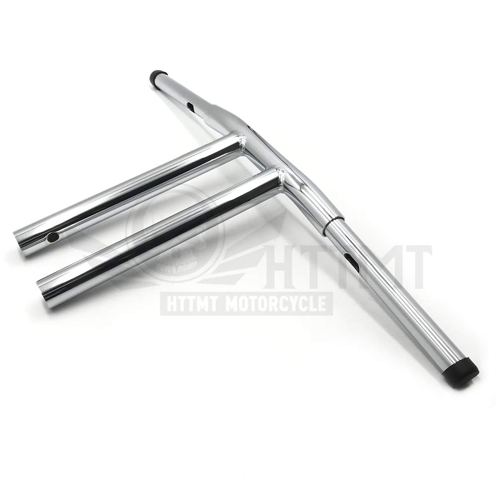 Automotive HTTMT HB017 10 Rise TBars Handlebar Drag Bar Compatible with Harley 9617 Sportster